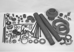 Sampling of Parts Fed: Axle Tubes, Ball Bearings, Ball Studs, Bearings, Bearing Caps, Bearing Race cups, Billets, Bolts, Clips, Connecting Rods, Cups, Cup Plugs, Flanged Bushings, Gears, Housing, Hubs, Impellers, Lifters, Pallets, Pinion Flanges, Pinion Gears, Primer Housing, Ring Gears, Seal Rings, Shafts, Side Gears, Socket Shells, Springs, Stampings, Studs, Tie Rods, Universal Joints, Wheel Hubs, Yokes And Much More ...